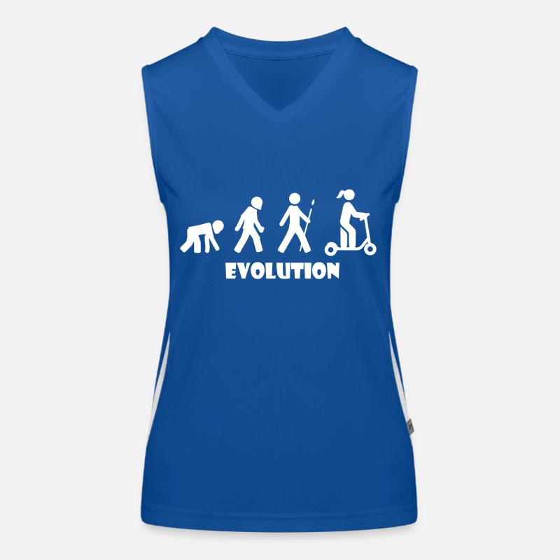 E-Scooter Roller Scooter Débardeur respirant contrasté Femme