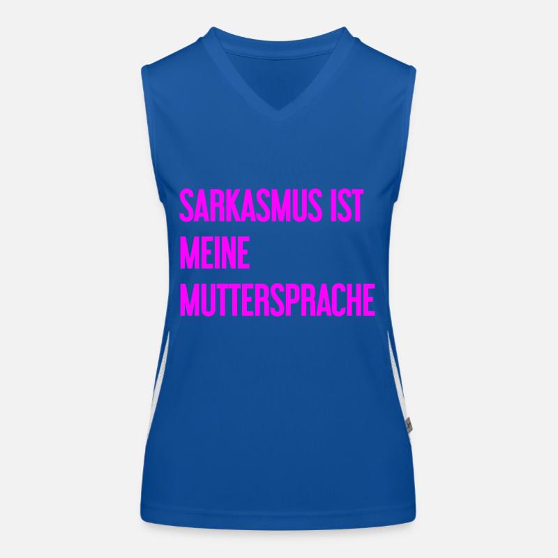 Sarkasmus-Profi Funktionelles Kontrast-Tank Top für Frauen
