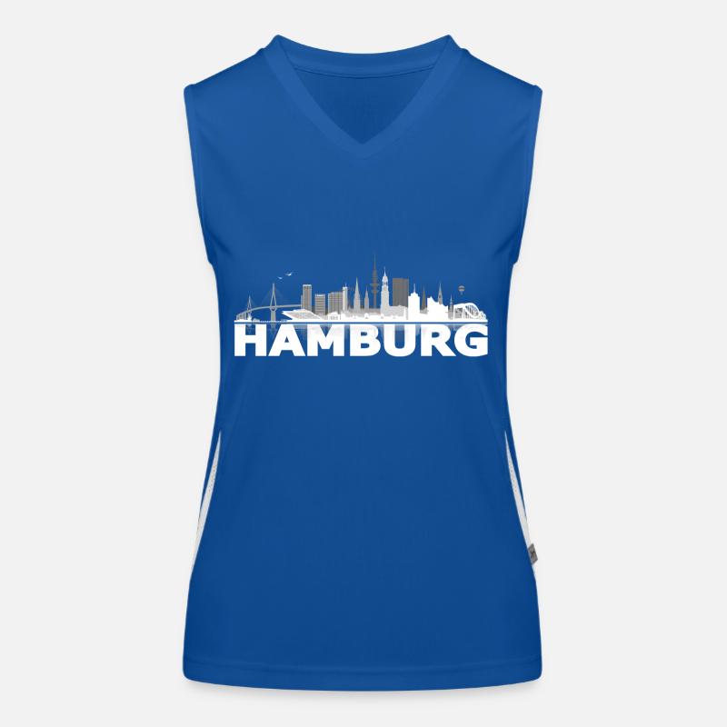 waterkant05_02hell Funktionelles Kontrast-Tank Top für Frauen