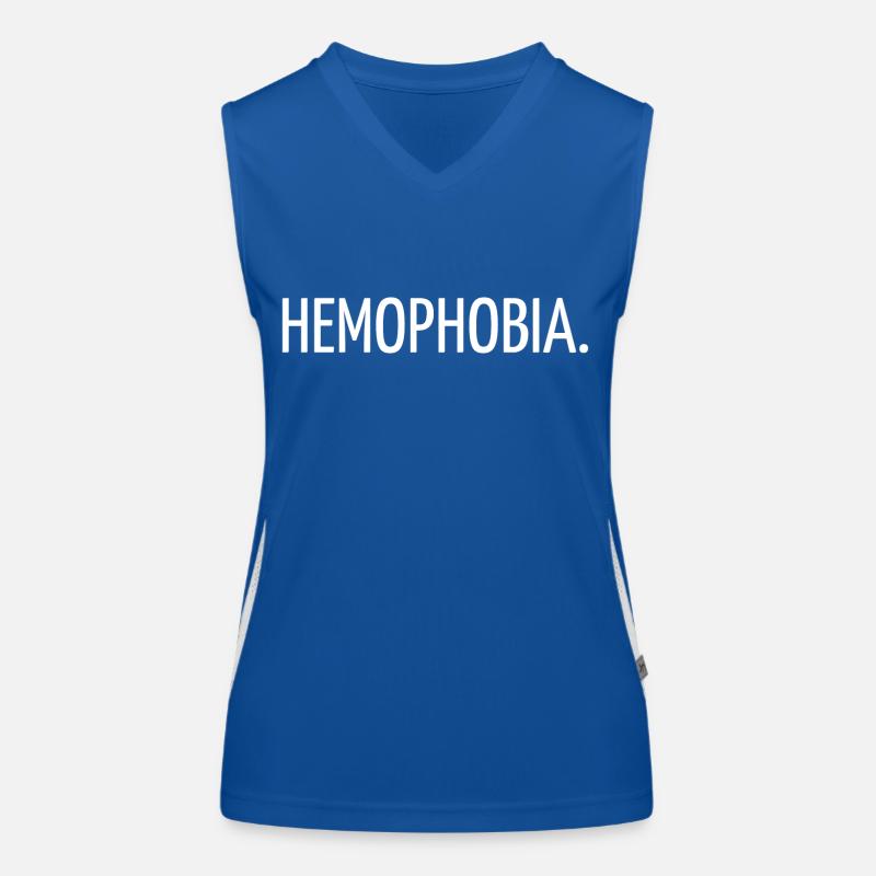 Hemophobia Débardeur respirant contrasté Femme