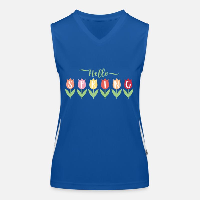 Hello Spring Women's Functional Contrast Tank Top