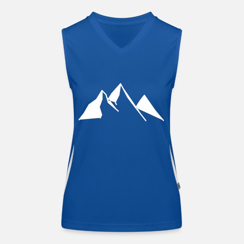 Berge Funktionelles Kontrast-Tank Top für Frauen