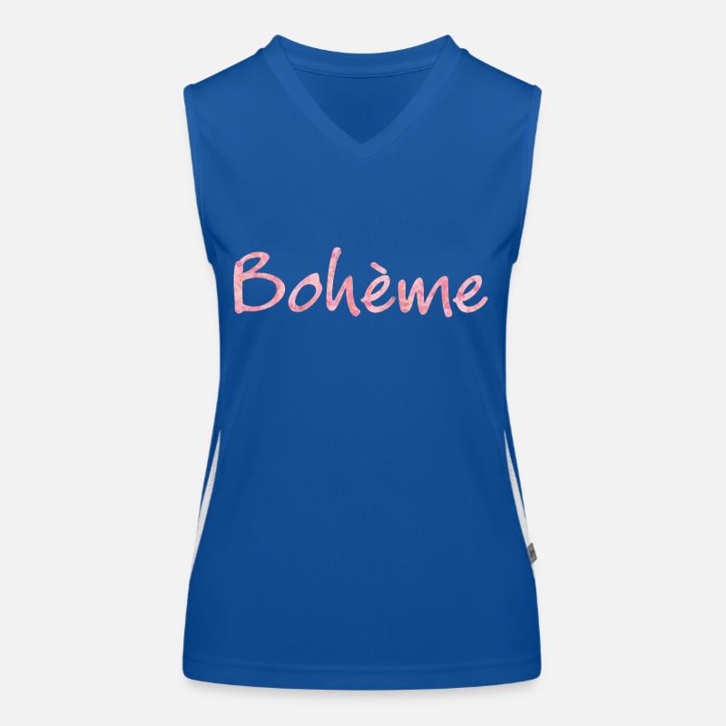 Bohème Débardeur respirant contrasté Femme