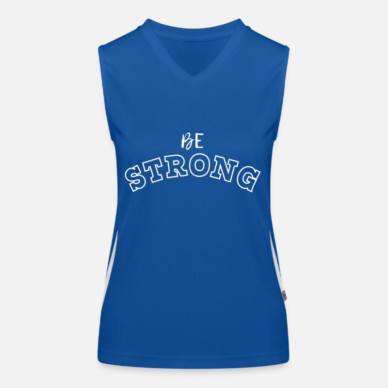 Sei stark Funktionelles Kontrast-Tank Top für Frauen