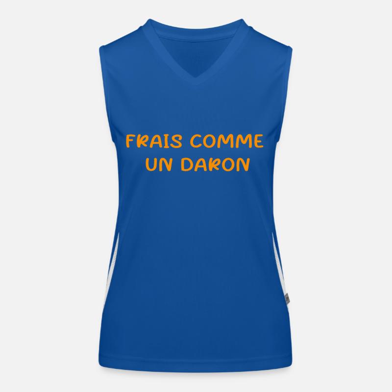 frais comme un daron Débardeur respirant contrasté Femme