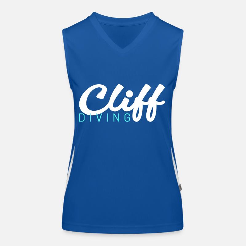 Cliff Diving Women's Functional Contrast Tank Top