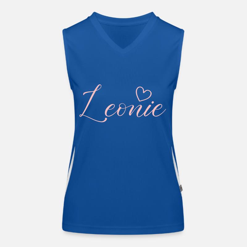 leonie name Funktionelles Kontrast-Tank Top für Frauen