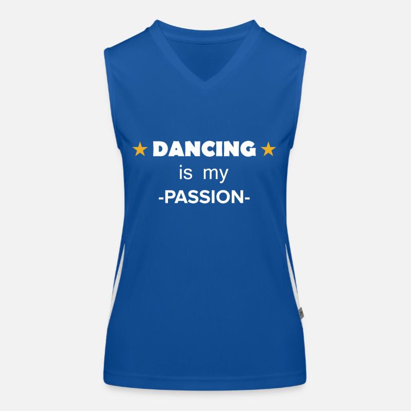 Dancing Dance Music Funktionelles Kontrast-Tank Top für Frauen