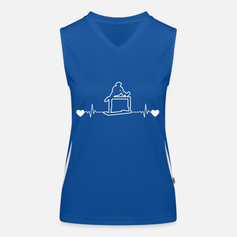 Hurdles Gift Athletics Hurdler Women's Functional Contrast Tank Top