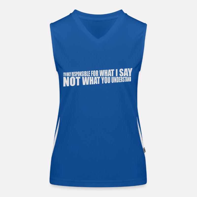 ce que je dis citation Débardeur respirant contrasté Femme