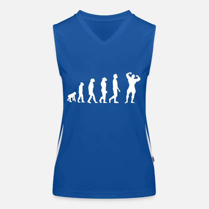 Culturisme évolution Débardeur respirant contrasté Femme