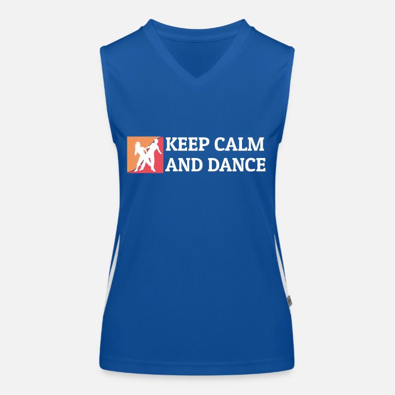 Dancing Dance Music Women's Functional Contrast Tank Top