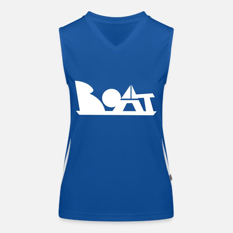 Sailing boat Women's Functional Contrast Tank Top