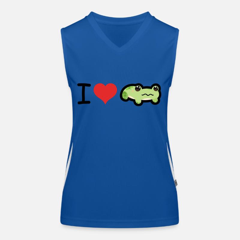 I love Frogs - Frog Memes Women's Functional Contrast Tank Top