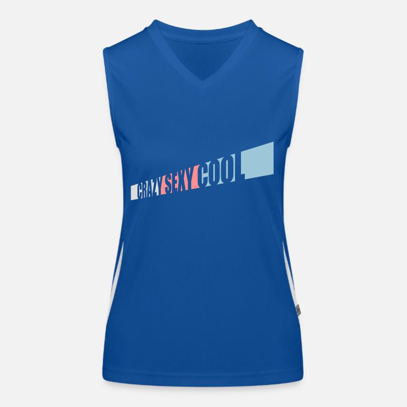 crazy sexy cool design Women's Functional Contrast Tank Top