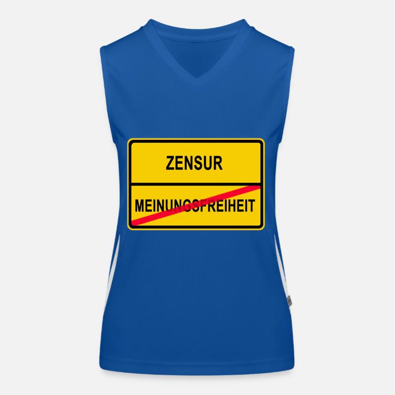 Censure - Liberté d’expression Débardeur respirant contrasté Femme