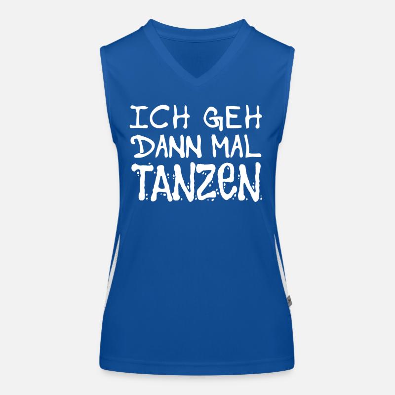 Ich geh dann mal tanzen - Tänzerinnen und Tänzer Funktionelles Kontrast-Tank Top für Frauen