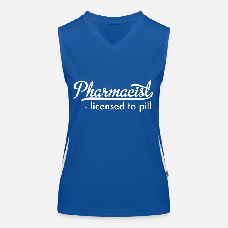 Apotheker Funktionelles Kontrast-Tank Top für Frauen