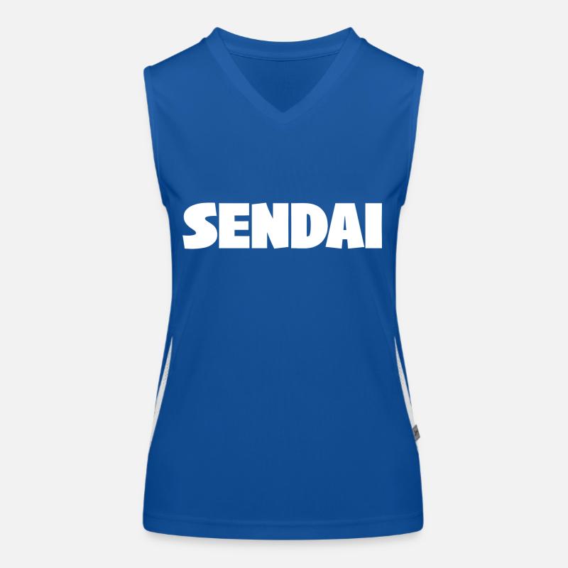 SENDAI WHITE Women's Functional Contrast Tank Top
