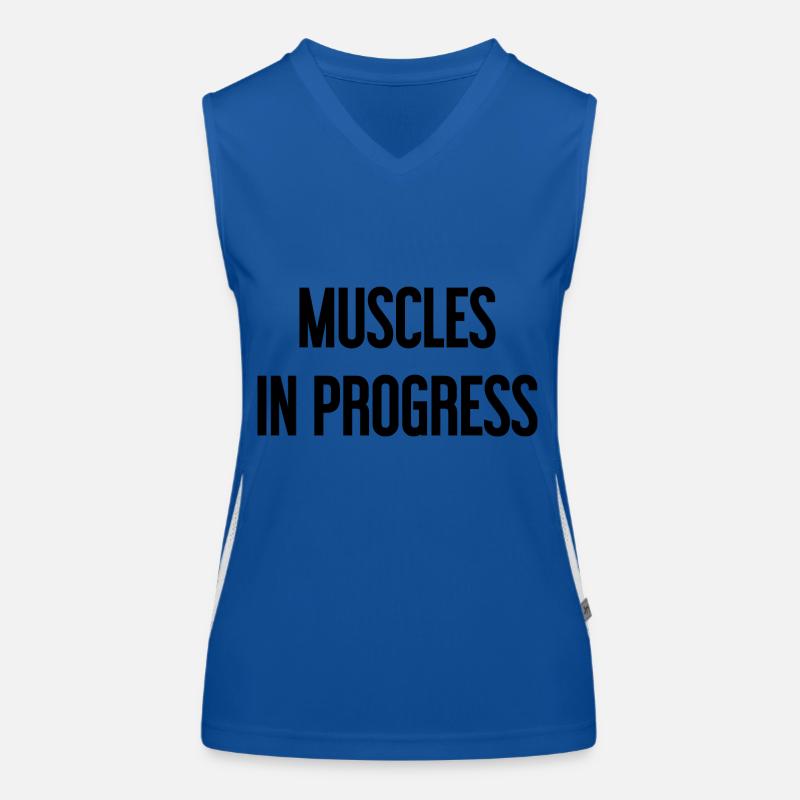 Muscles en progression Débardeur respirant contrasté Femme
