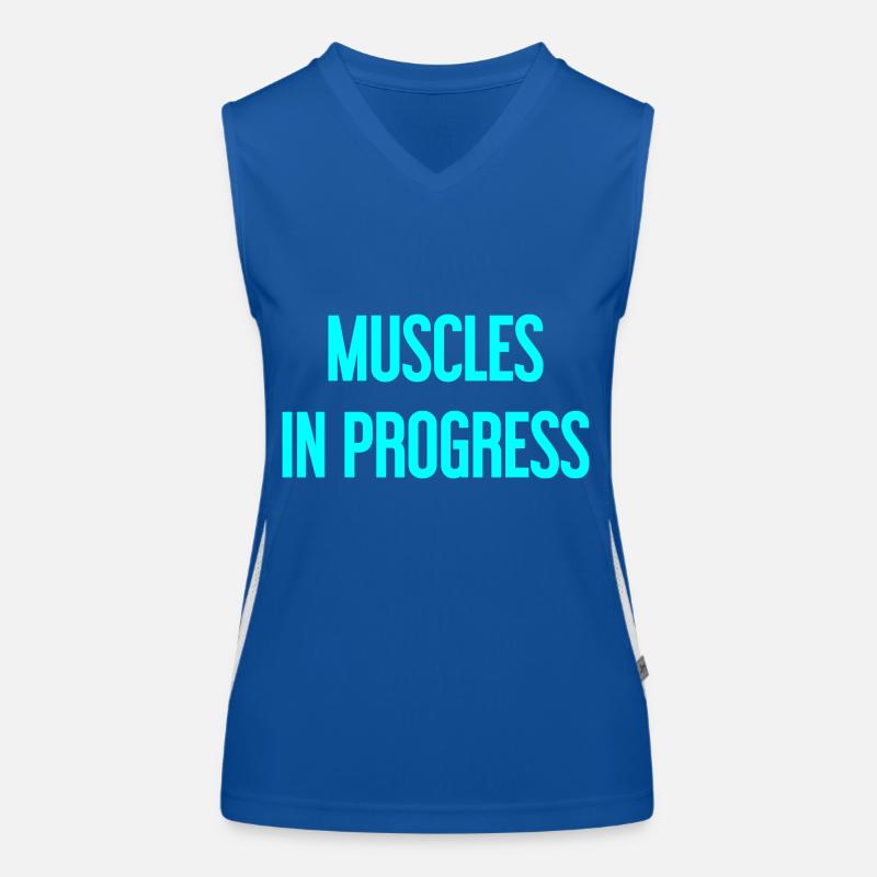 Muscles en progression Débardeur respirant contrasté Femme