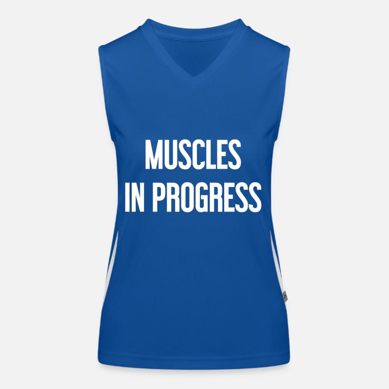 Muscles en progression Débardeur respirant contrasté Femme