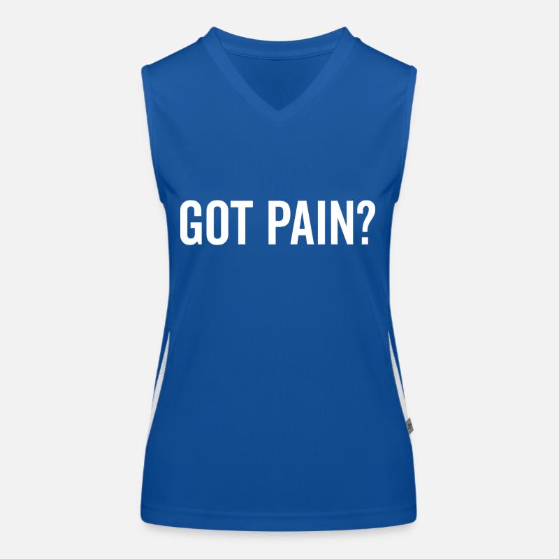 Vous avez mal ? Débardeur respirant contrasté Femme