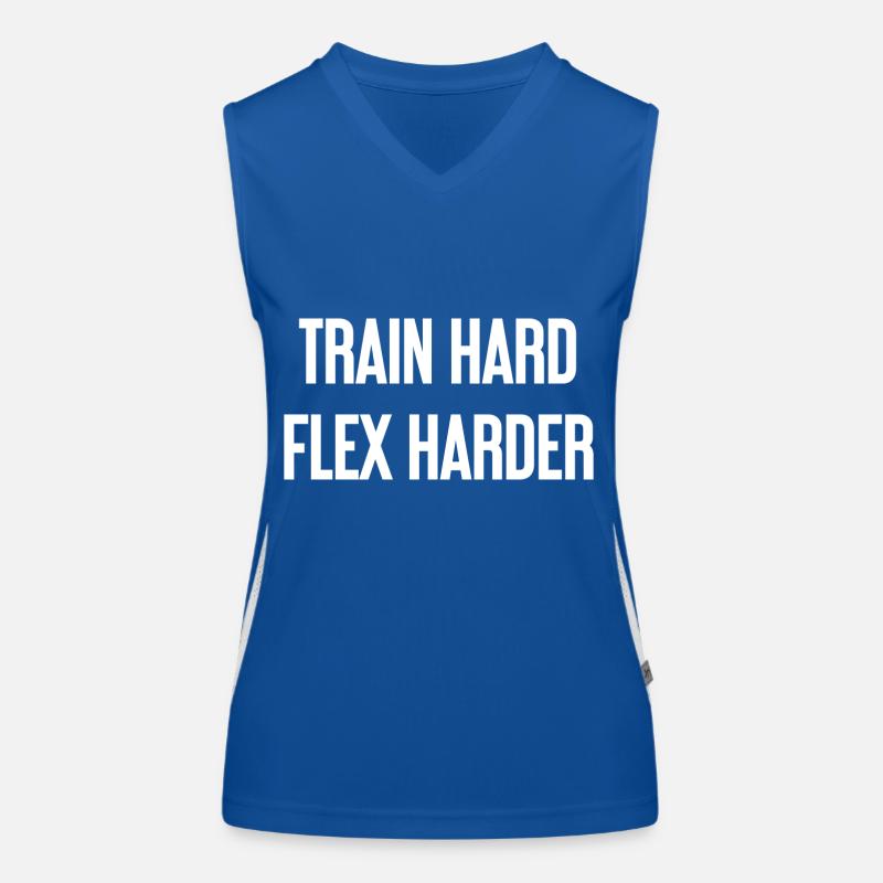 Train Hard Flex Harder Women's Functional Contrast Tank Top