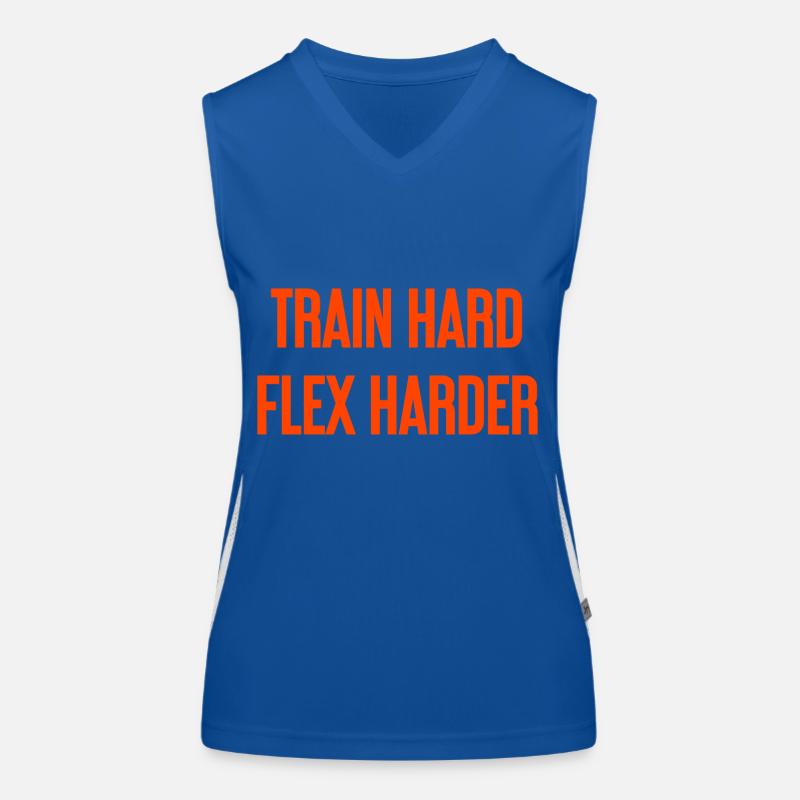 Train Hard Flex Harder Women's Functional Contrast Tank Top