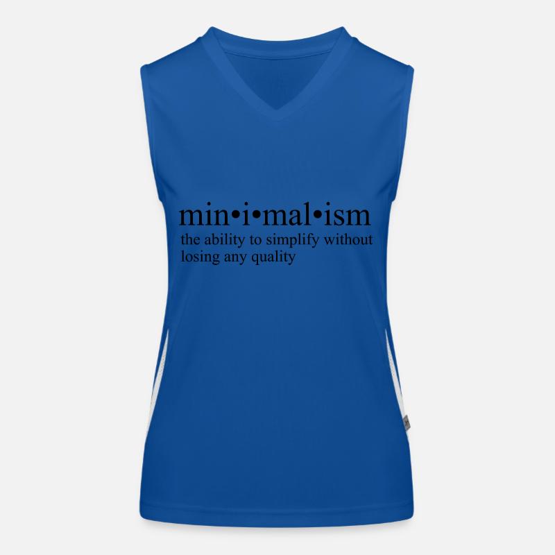 Minimalisme Débardeur respirant contrasté Femme