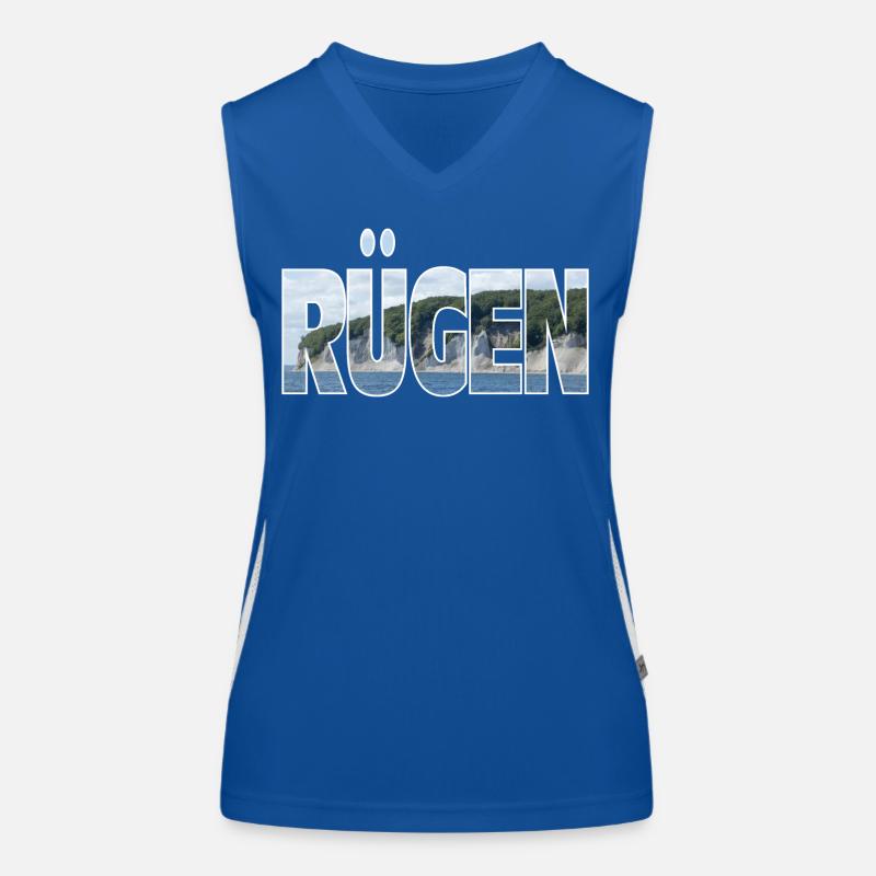 Rügen Funktionelles Kontrast-Tank Top für Frauen