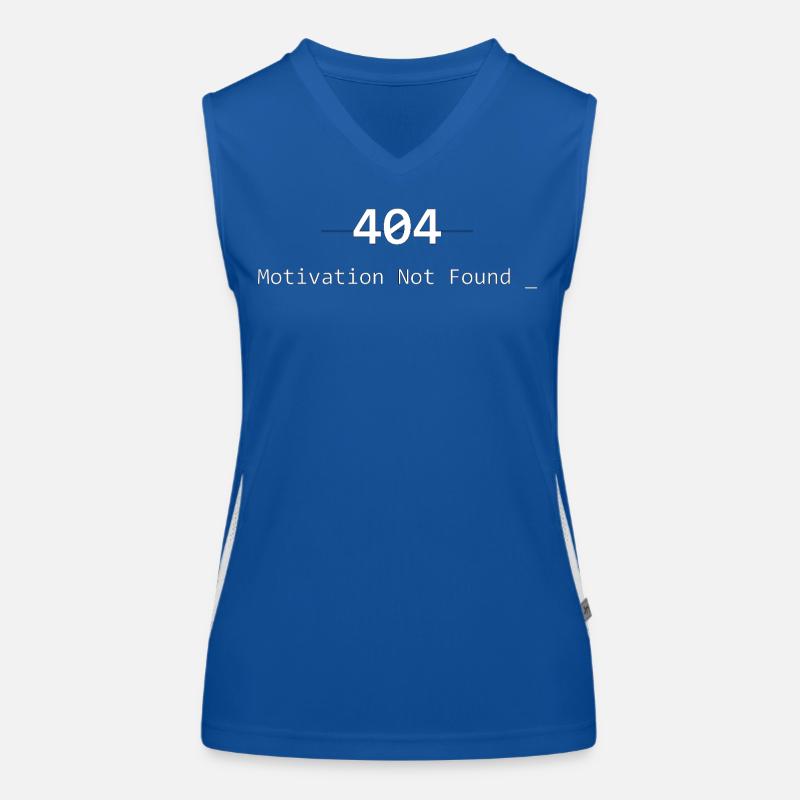 404 Motivation non trouvée Débardeur respirant contrasté Femme