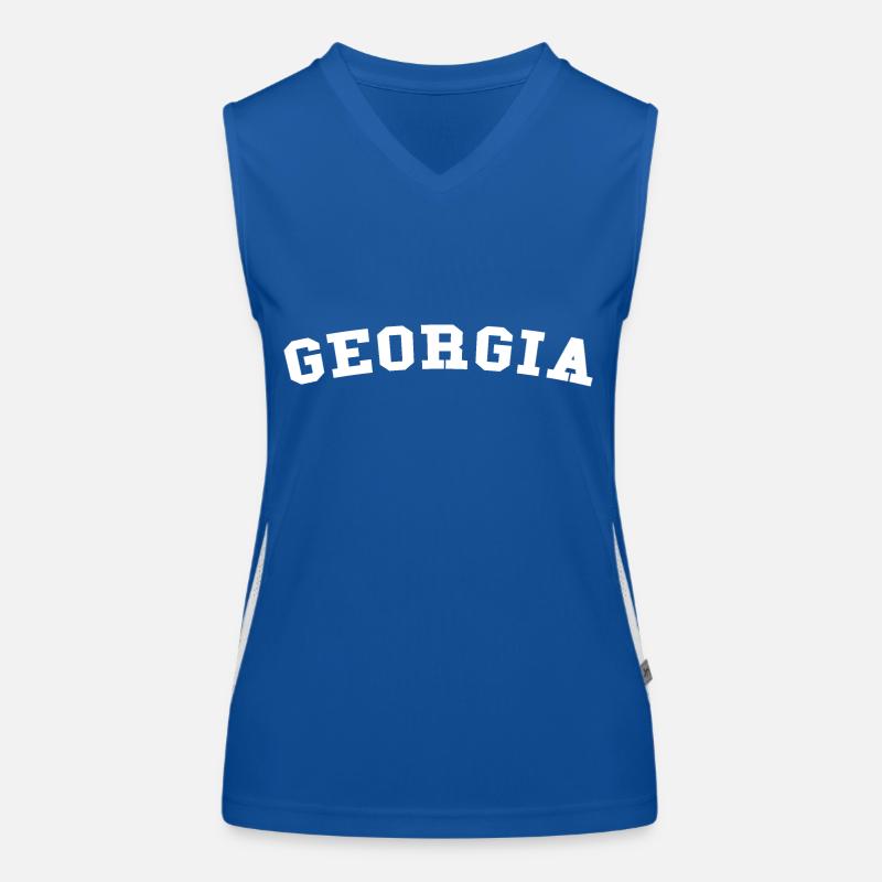 Georgien Funktionelles Kontrast-Tank Top für Frauen