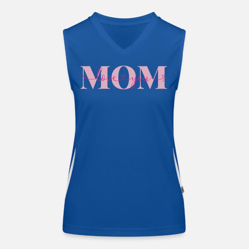 Je t’aime Maman Déclaration d’amour Mère Chère Maman Débardeur respirant contrasté Femme