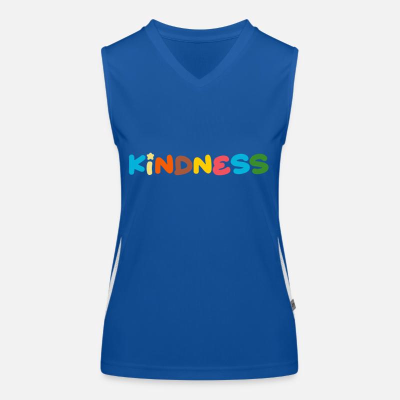 Kindness, positive thinking Women's Functional Contrast Tank Top