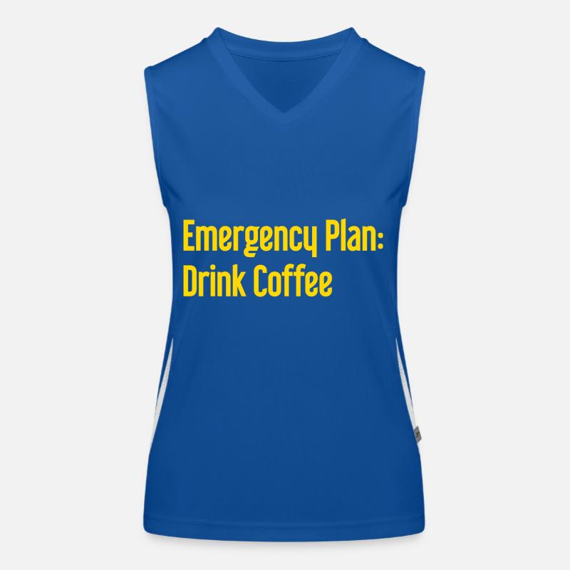 Coffee Contingency Plan Women's Functional Contrast Tank Top