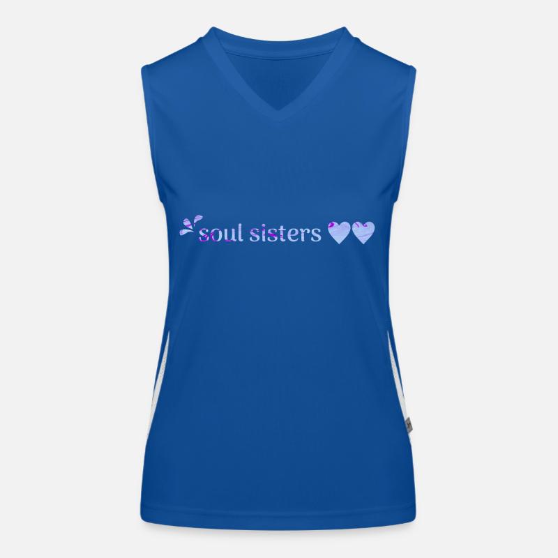 Âmes sœurs Débardeur respirant contrasté Femme