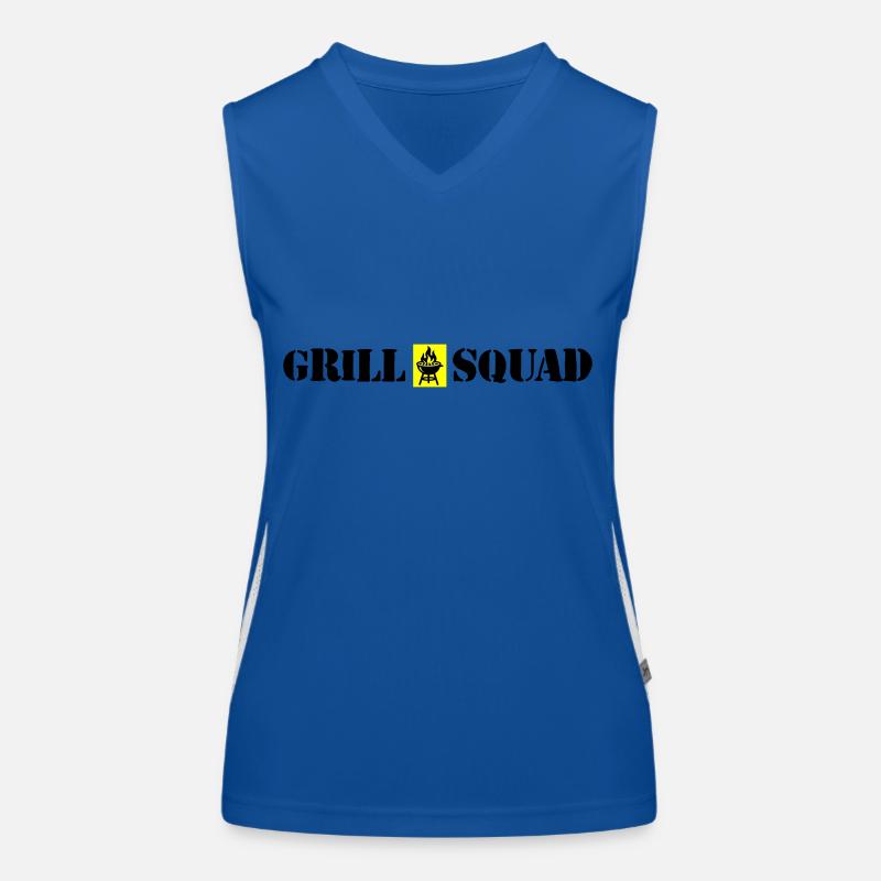 Grill Squad Grilling Women's Functional Contrast Tank Top