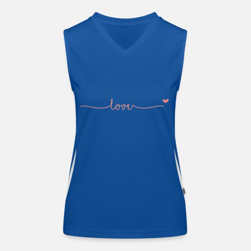 Love Funktionelles Kontrast-Tank Top für Frauen