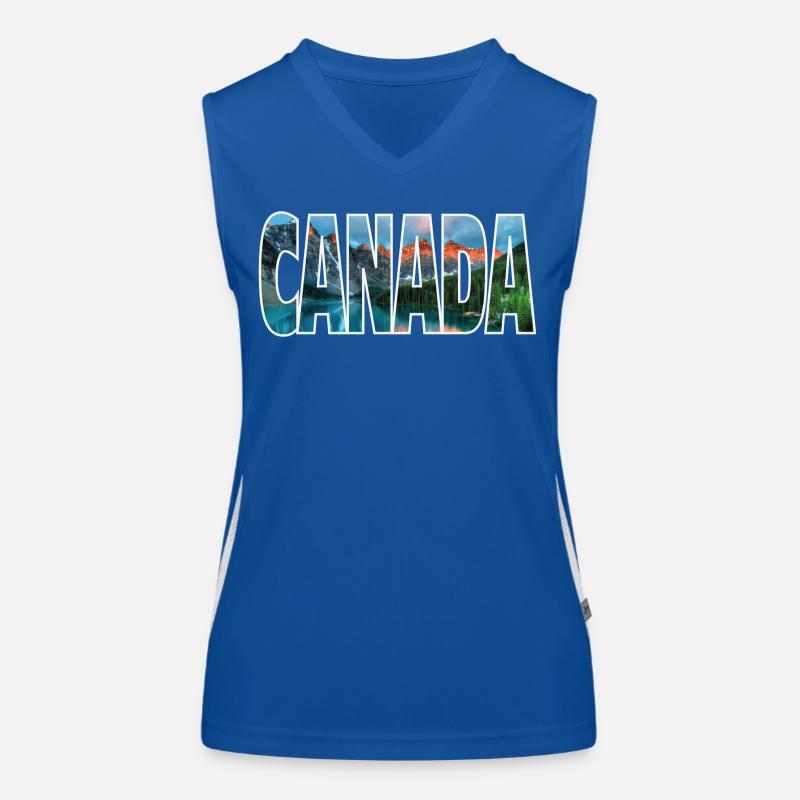 Kanada Funktionelles Kontrast-Tank Top für Frauen