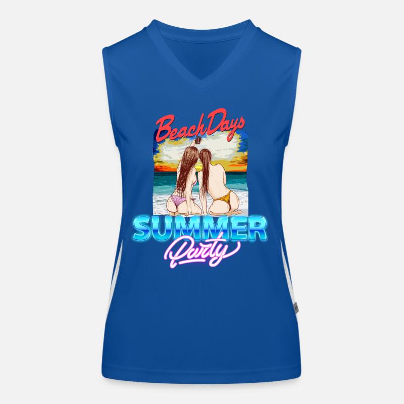 Journées à la plage Débardeur respirant contrasté Femme