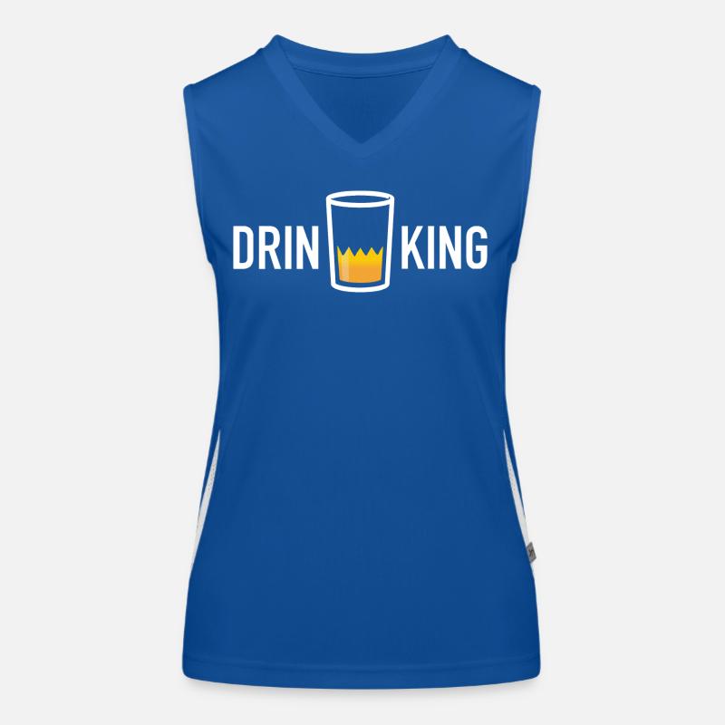 Drink king - Drinking Women's Functional Contrast Tank Top
