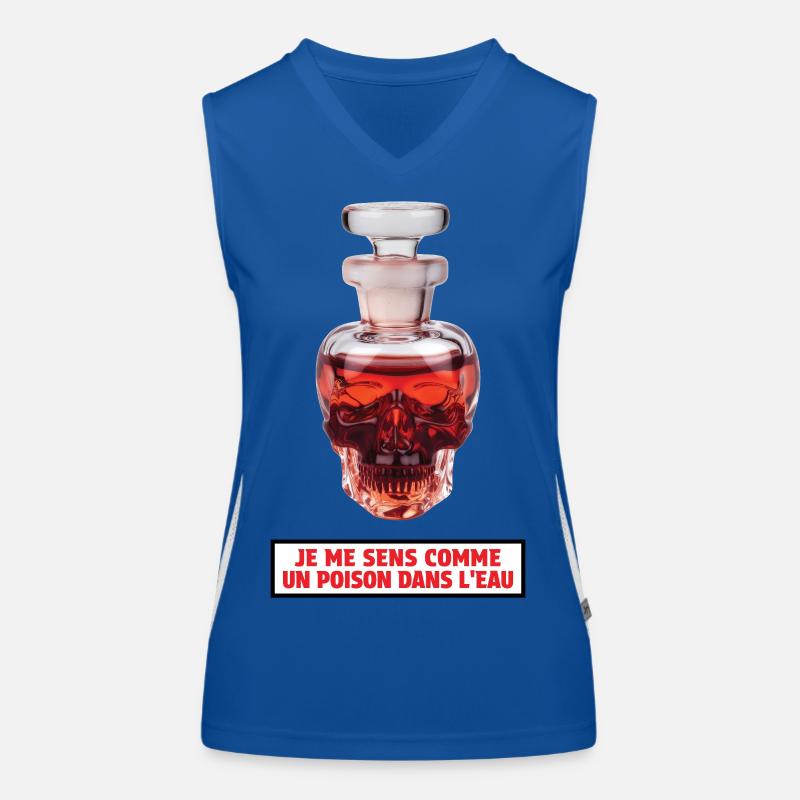 POISON DANS L'EAU #2 - let's talk Débardeur respirant contrasté Femme