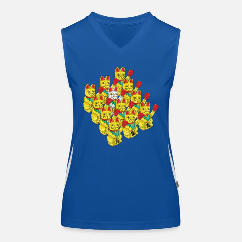 ARMEE DER BOXKATZEN Funktionelles Kontrast-Tank Top für Frauen