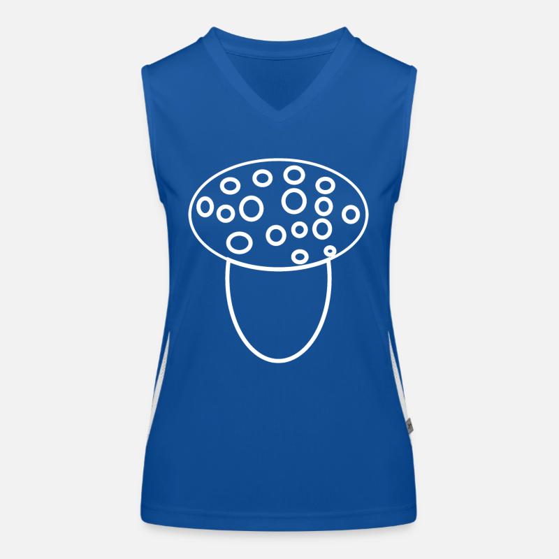 Champignon Débardeur respirant contrasté Femme