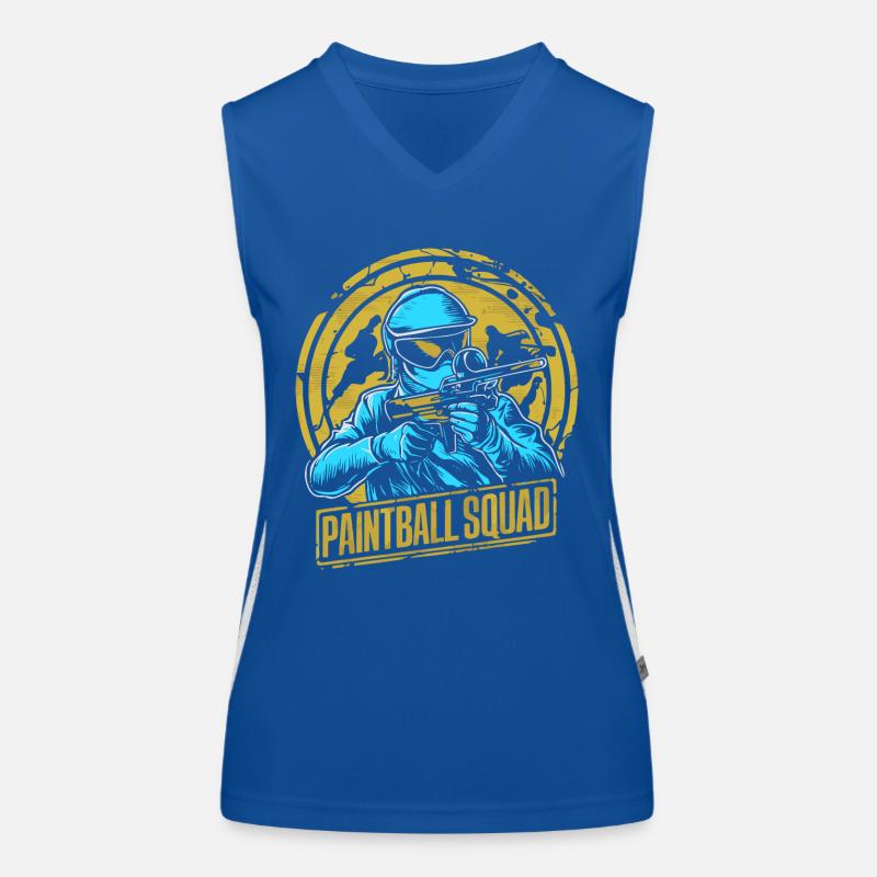Paintball-Mannschaft Funktionelles Kontrast-Tank Top für Frauen