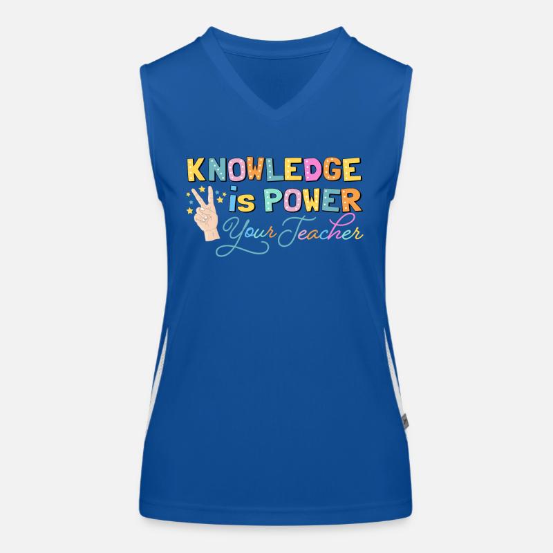 Teacher Women's Functional Contrast Tank Top