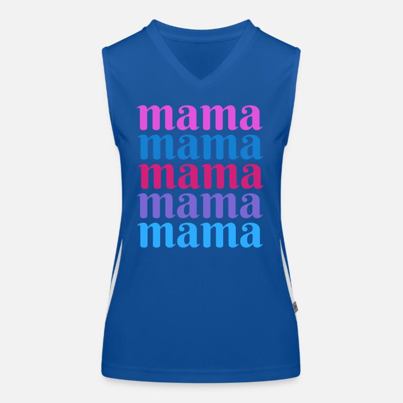 Mama Funktionelles Kontrast-Tank Top für Frauen