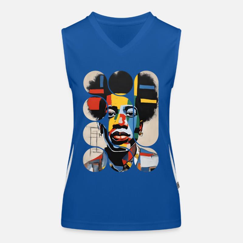 Éclat Multicolore Urbain Débardeur respirant contrasté Femme