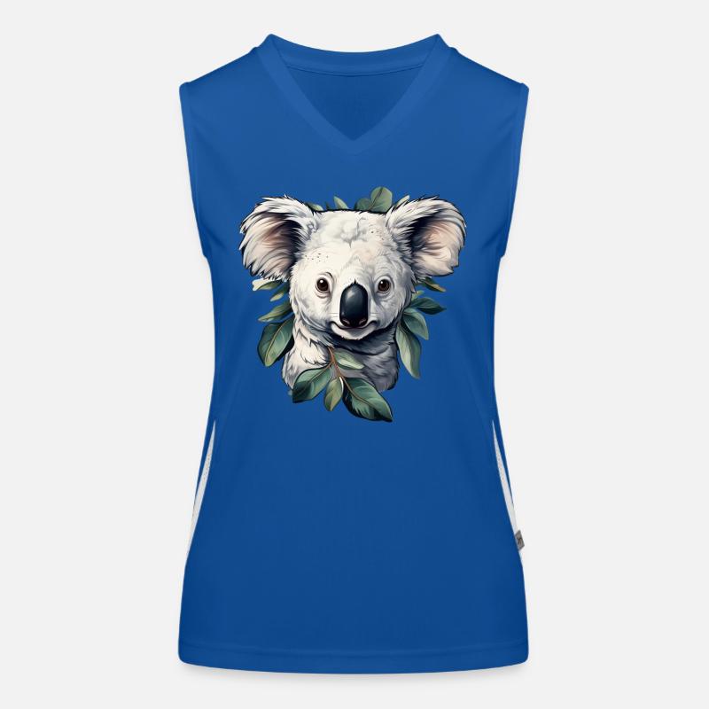 Koala Funktionelles Kontrast-Tank Top für Frauen